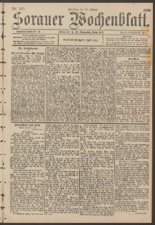 Sorauer Wochenblatt, No. 249. (23. Oktober 1896)