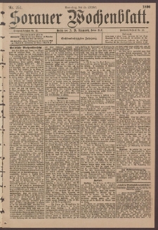 Sorauer Wochenblatt, No. 251. (25. Oktober 1896)