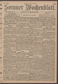 Sorauer Wochenblatt, No. 254. (29. Oktober 1896)