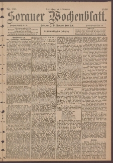 Sorauer Wochenblatt, No. 260. (5. November 1896)