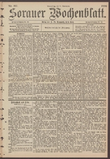 Sorauer Wochenblatt, No. 263. (8. November 1896)