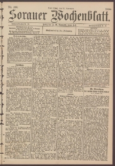 Sorauer Wochenblatt, No. 266. (12. November 1896)