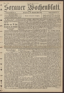 Sorauer Wochenblatt, No. 284. (4. December 1896)