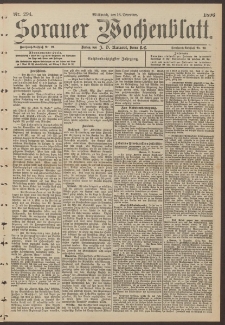 Sorauer Wochenblatt, No. 294. (16. December 1896)