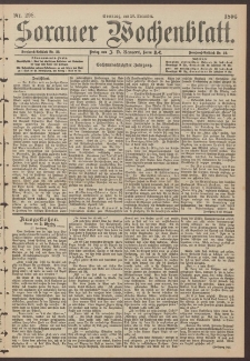 Sorauer Wochenblatt, No. 298. (20. December 1896)
