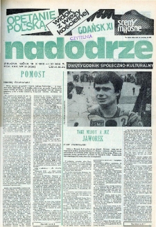 Nadodrze: dwutygodnik społeczno-kulturalny, nr 21 (19 X 1986 - 1 XI 1986 R.)