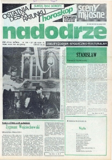 Nadodrze: dwutygodnik społeczno-kulturalny, nr 25 (14 XII 1986 - 27 XII 1986 R.)