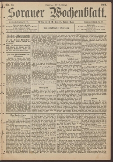 Sorauer Wochenblatt, Nr. 13. (15. Januar 1893)