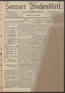 Sorauer Wochenblatt, Nr. 25. (29. Januar 1893)