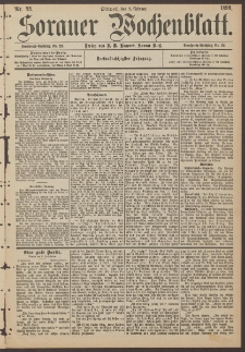 Sorauer Wochenblatt, Nr. 32. (7. Februar 1893)