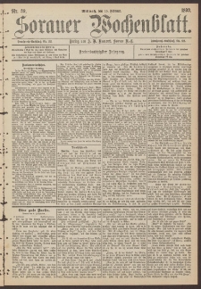Sorauer Wochenblatt, Nr. 39. (15. Februar 1893)