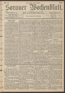 Sorauer Wochenblatt, Nr. 40. (16. Februar 1893)
