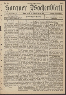 Sorauer Wochenblatt, Nr. 46. (23. Februar 1893)