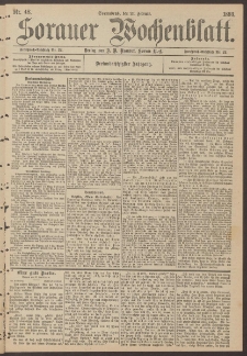 Sorauer Wochenblatt, Nr. 48. (25. Februar 1893)