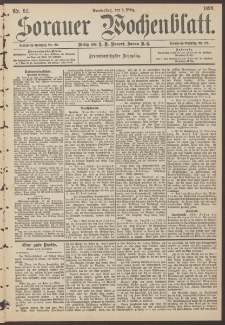 Sorauer Wochenblatt, Nr. 52. (2. M&auml;rz 1893)