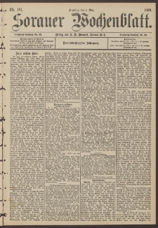 Sorauer Wochenblatt, Nr. 101. (2. Mai 1893)