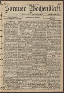 Sorauer Wochenblatt, Nr. 110. (13. Mai 1893)