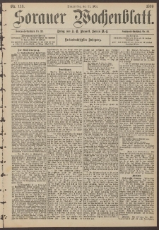 Sorauer Wochenblatt, Nr. 118. (25. Mai 1893)