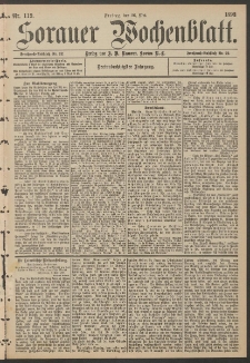 Sorauer Wochenblatt, Nr. 119. (26. Mai 1893)