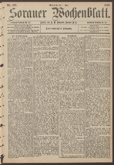 Sorauer Wochenblatt, Nr. 129. (7. Juni 1893)