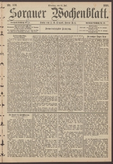 Sorauer Wochenblatt, Nr. 158. (11. Juli 1893)