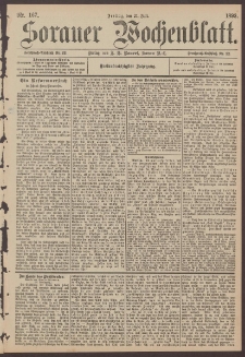 Sorauer Wochenblatt, Nr. 167. (21. Juli 1893)