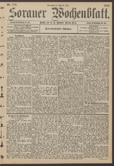 Sorauer Wochenblatt, Nr. 174. (29. Juli 1893)