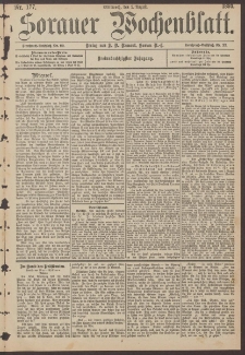 Sorauer Wochenblatt, Nr. 177. (2. August 1893)