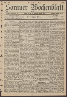 Sorauer Wochenblatt, Nr. 180. (5. August 1893)