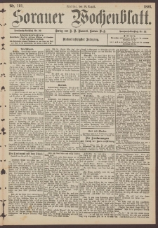 Sorauer Wochenblatt, Nr. 191. (19. August 1893)