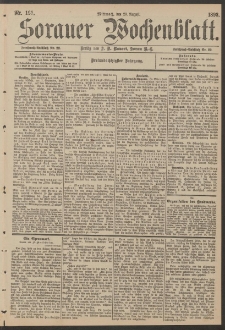 Sorauer Wochenblatt, Nr. 195. (23. August 1893)