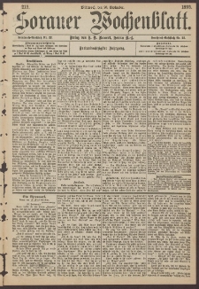 Sorauer Wochenblatt, Nr. 219. (20. September 1893)