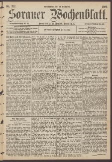 Sorauer Wochenblatt, Nr. 222. (23. September 1893)