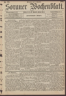 Sorauer Wochenblatt, Nr. 225. (27. September 1893)