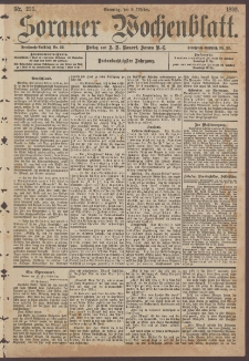 Sorauer Wochenblatt, Nr. 235. (8. Oktober 1893)