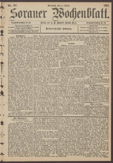 Sorauer Wochenblatt, Nr. 237. (11. Oktober 1893)