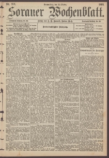 Sorauer Wochenblatt, Nr. 238. (12. Oktober 1893)