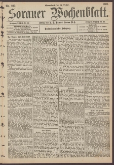 Sorauer Wochenblatt, Nr. 240. (14. Oktober 1893)