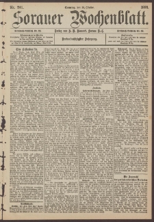 Sorauer Wochenblatt, Nr. 241. (15. Oktober 1893)