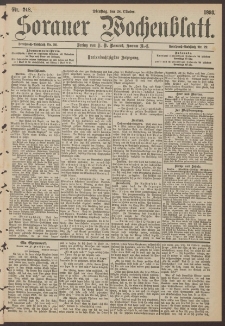 Sorauer Wochenblatt, Nr. 248. (24. Oktober 1893)