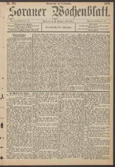 Sorauer Wochenblatt, Nr. 281. (2. Dezember 1893)