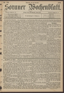 Sorauer Wochenblatt, Nr. 288. (10. Dezember 1893)