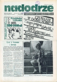 Nadodrze: dwutygodnik społeczno-kulturalny, nr 14 (10 VII - 23 VII 1988 R.)