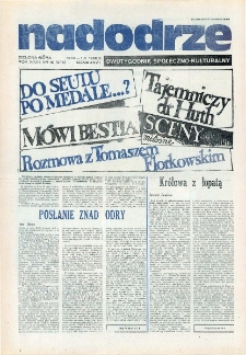 Nadodrze: dwutygodnik społeczno-kulturalny, nr 19 (18 IX - 1 X 1988 R.)