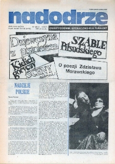 Nadodrze: dwutygodnik społeczno-kulturalny, nr 21 (16 - 29 X 1988 R.)