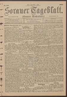 Sorauer Tageblatt (Sorauer Wochenblatt), Nr. 154. (6. Juli 1898)