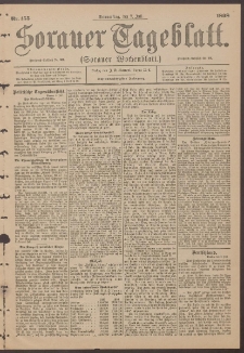 Sorauer Tageblatt (Sorauer Wochenblatt), Nr. 155. (7. Juli 1898)