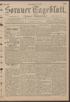 Sorauer Tageblatt (Sorauer Wochenblatt), Nr. 167. (21. Juli 1898)