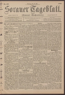 Sorauer Tageblatt (Sorauer Wochenblatt), Nr. 168. (22. Juli 1898)