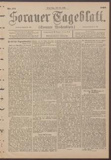 Sorauer Tageblatt (Sorauer Wochenblatt), Nr. 150. (1. Juli 1898)